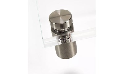 Abstandshalter 13 x 20 mm, B 8 mm, Edelstahl, Silber (4 Stück)