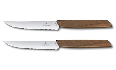 Steakmesser, 120 mm, Wellenschliff (2 Stück)