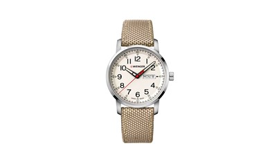 ATTITUDE Ø42, SST case, off-white dial, light brow nylon - W