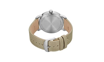 ATTITUDE Ø42, SST case, off-white dial, light brow nylon - W