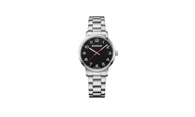 AVENUE Ø35 Black dial, Bracelet - Wenger