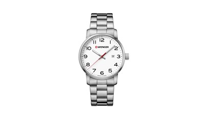 AVENUE Ø42 White dial, Bracelet - Wenger