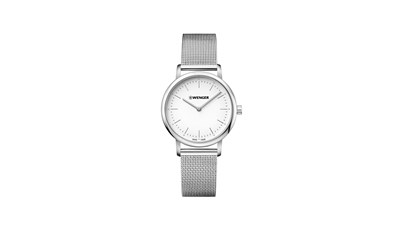 URBAN CLASSIC Ø35, SST case, silver-white dial, SST mesh - W