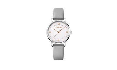 METROPOLITAN DONNISSIMA Ø38 SST, Silver dial, Grey strap - W