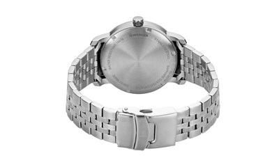 URBAN CLASSIC Ø42, SST case, black dial, SST bracelet - W