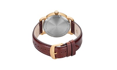URBAN CLASSIC SMALL SEC Ø42, 3N, silver dial, brown leather - W