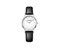 URBAN CLASSIC Ø35, SST case, silver-white dial, black leather - W