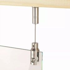 Deckenaufhängung für Schild, Plattendicke 3 - 10 mm, A3, A2  (2 Stück)