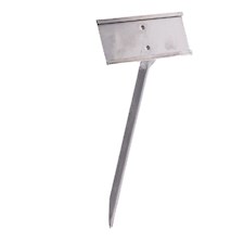 Pflanzenschild Halter 300 mm Silber