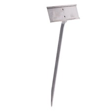 Pflanzenschild Halter 600 mm Silber