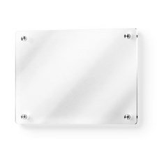 Wandschild mit Druck, Abstandhalter