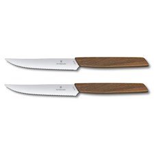 Steakmesser, 120 mm, Wellenschliff (2 Stück)