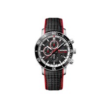 ROADSTER BLACK NIGHT CHRONO Ø45, Black dial, Carbon leather - W